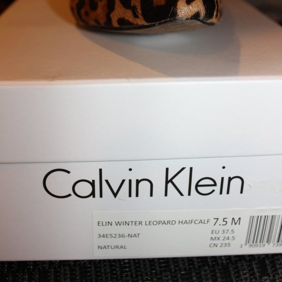 Calvin Klein leopard print flats 7.5 - Picture 2 of 3